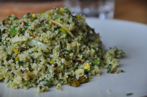 Grüner Couscous